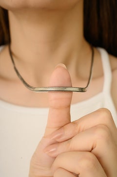 Silvorra 24.5 Inch Statement Robe Chain Necklace in Solid 925 Sterling Silver