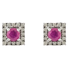 Ruby Stud Earrings