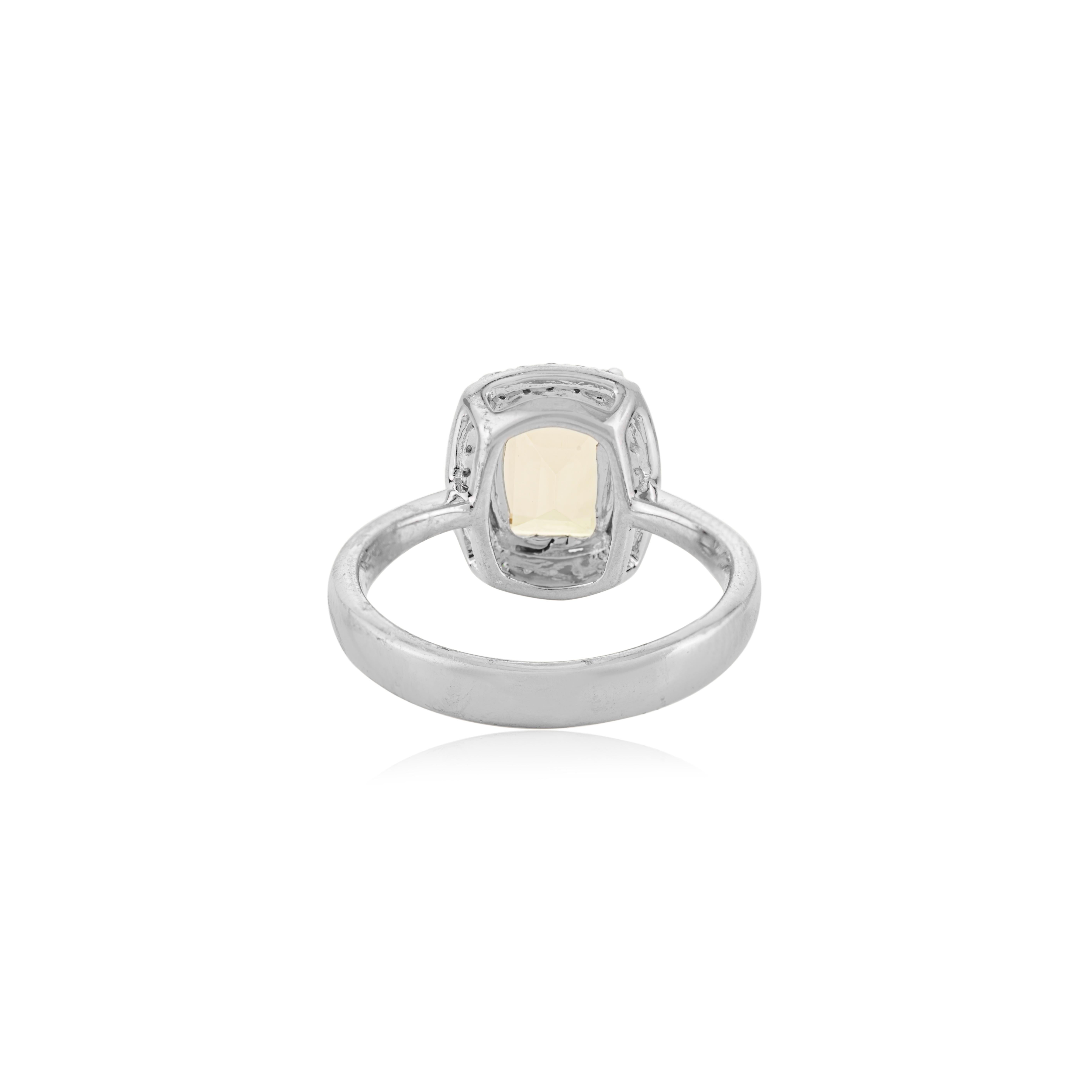 in vendita:  Anello a grappolo con ametista verde e zircone a raggiera in argento 925 Silvorra 9