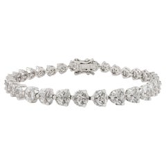 Bracciale tennis Silvorra in argento 925 con taglio a marquise e zirconi bianchi