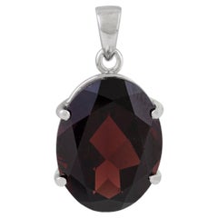 Garnet Pendant Necklaces