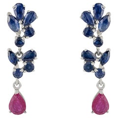 Ruby Dangle Earrings