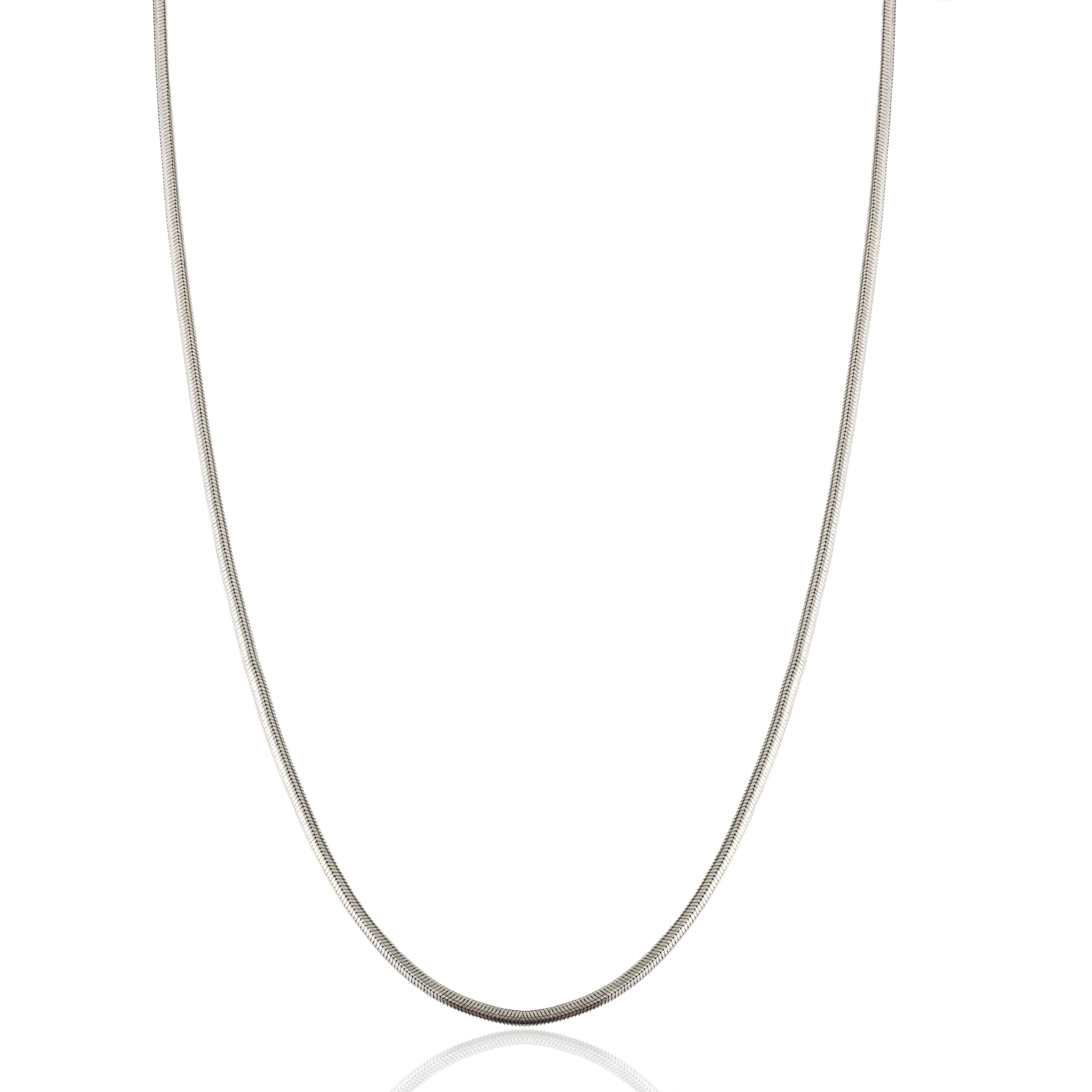 da uomo o donna Silvorra Collana a catena con serpente in argento 925 lavorata a mano con chiusura a gancio in vendita