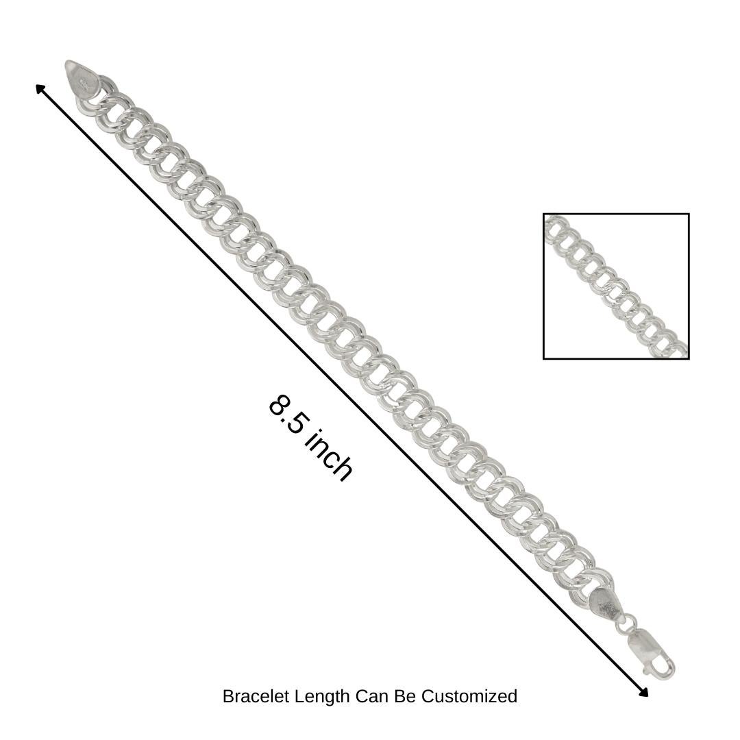 Bracciale unisex a catena in argento 925 Modernista Silvorra in vendita 5