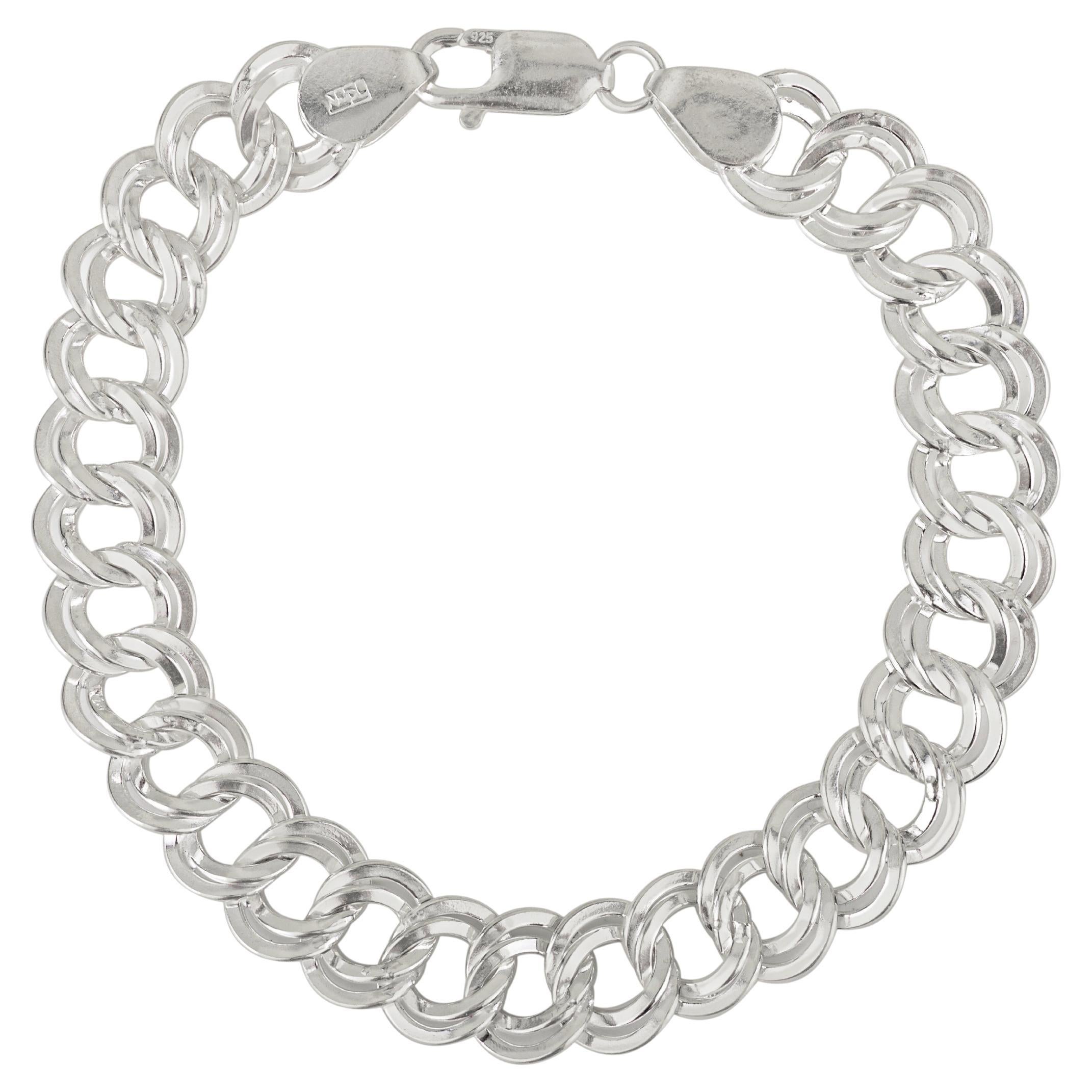 Bracciale unisex a catena in argento 925 Modernista Silvorra