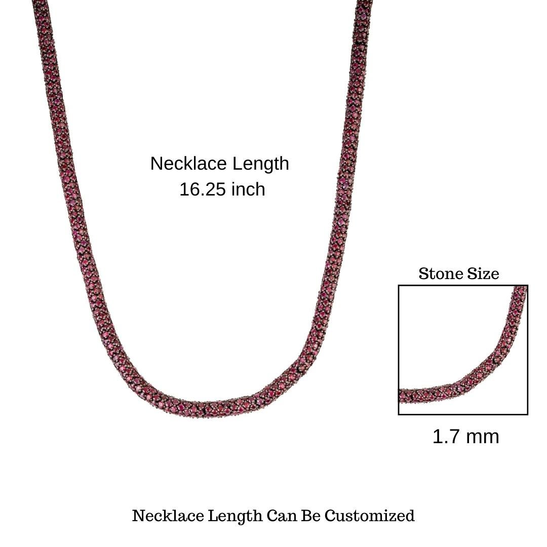 Silvorra Solid Silver Luxury Style Red Ruby Beade… - image 10