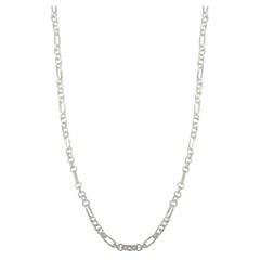Collana unisex con catene a maglie in stile Art Deco di Silvorra in argento puro 925