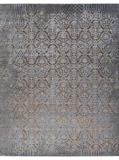 SILVRYN Hand Knotted Rug in Tan And Dove Colours by Hands