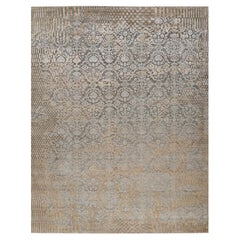 SILVRYN Hand Knotted Rug in Tan And Dove Colours by Hands