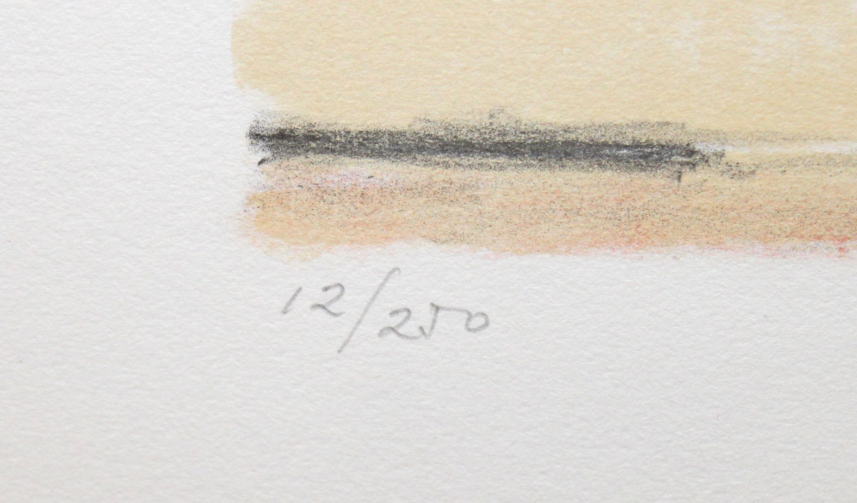 Litografia sobre papel - Pasajes de Barcelona - Tiraje: 12/250 - Landscape Print Beige de Simó Busom Grau