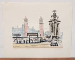 Litografia sobre papel - Pasajes de Barcelona - Tiraje: 13/250