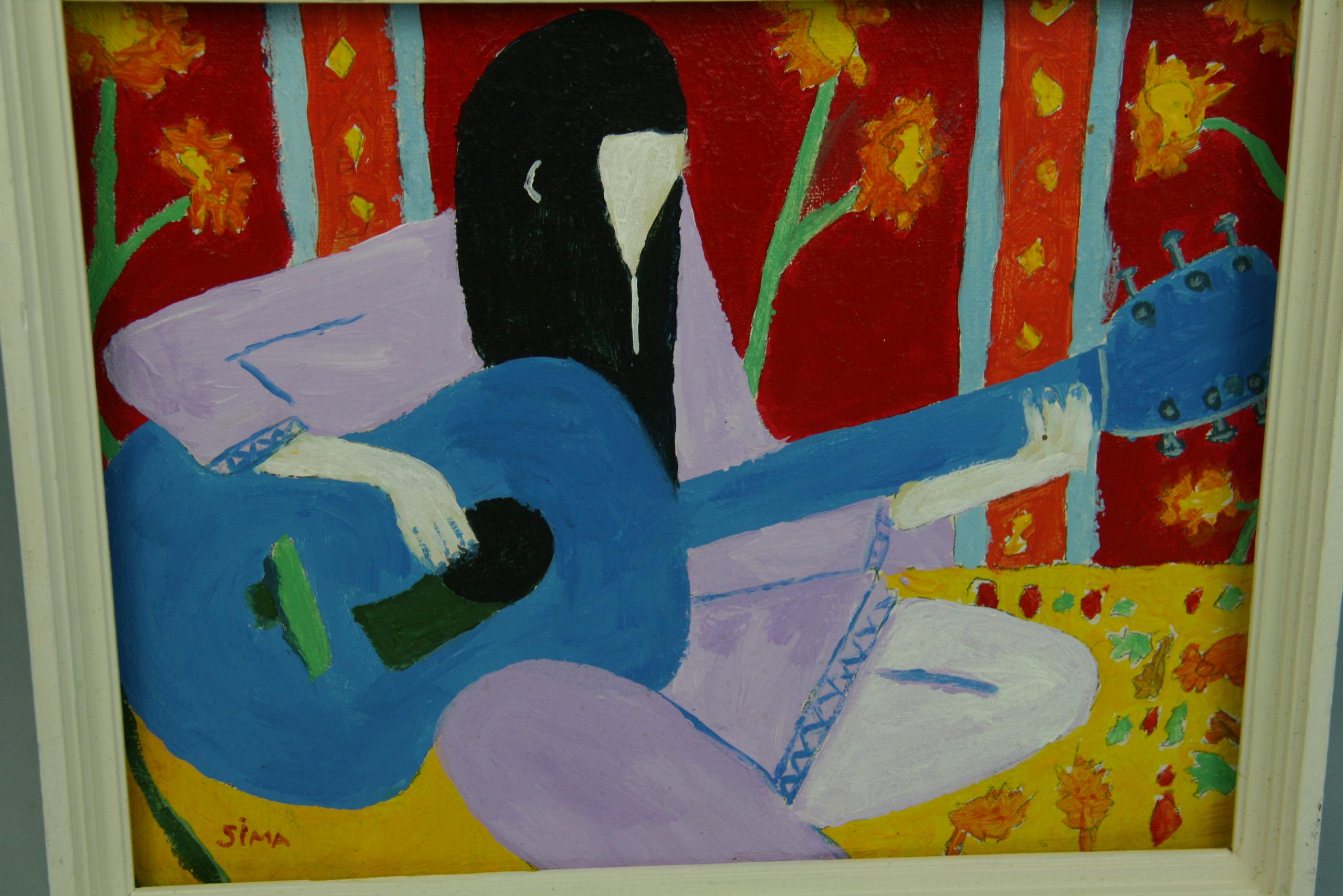 Hippie de los 70   Guitarrista femenina en venta 1