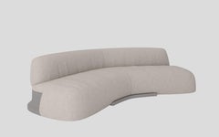 White Fabric Sima Sofa by Andrea Steidl for Delvis Unlimited