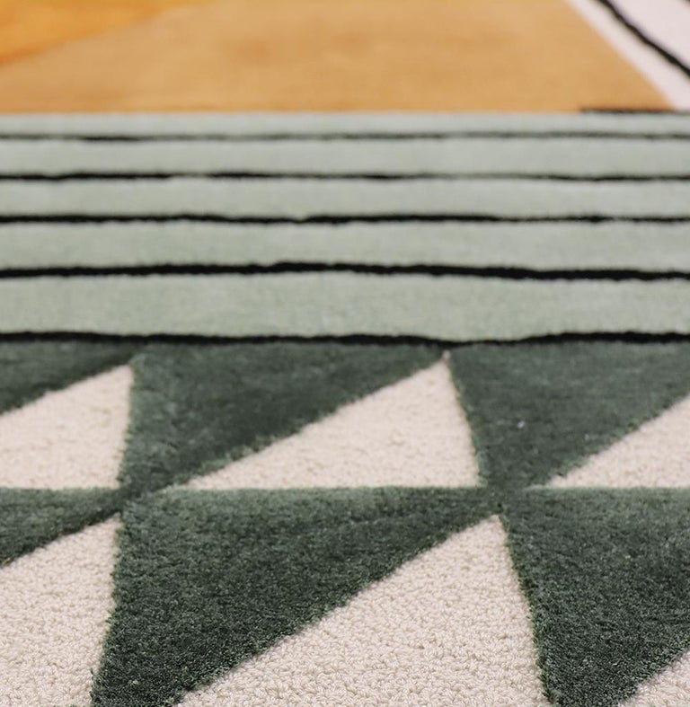 Simba Rug in Hand-Tufted Wool and Botanical Silk For Sale at 1stDibs