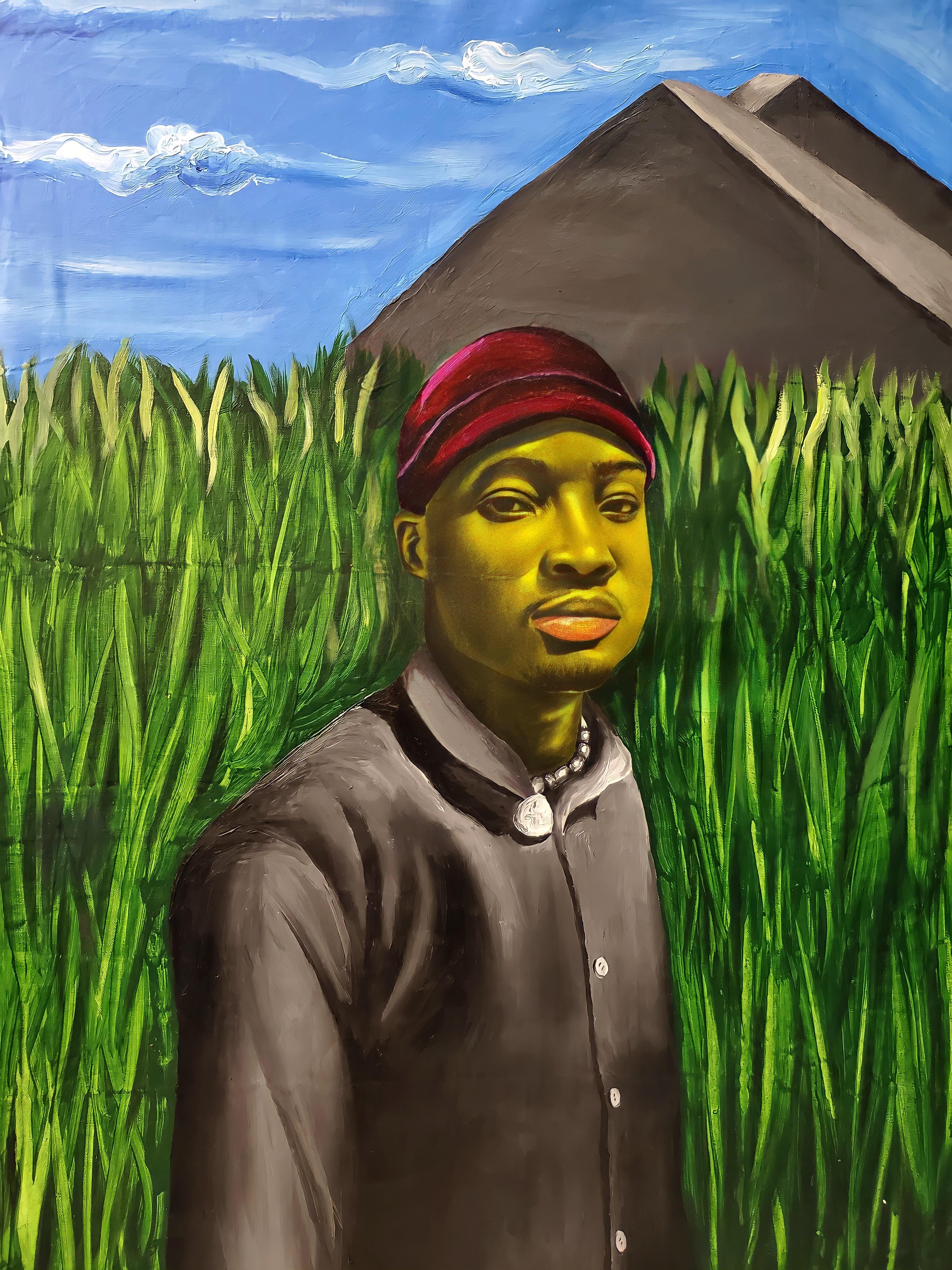 Simeon Nwoko Portrait Painting - Kaduna Boy