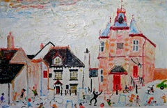 Marazion: Contemporary Outsider Art Oil Painting