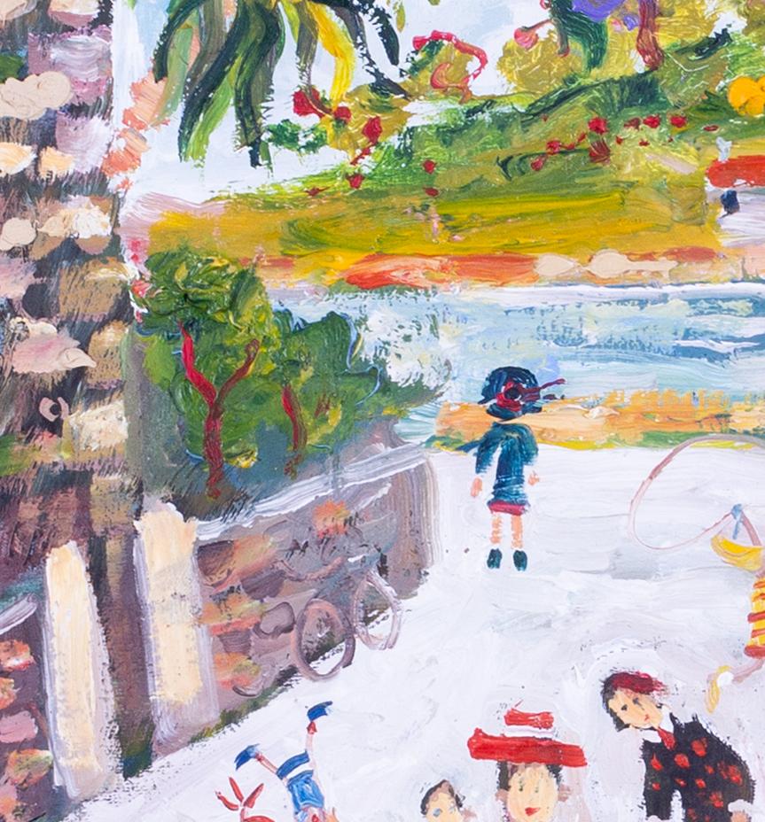 Quadro ad olio Modern British di St. Michaels Mount, Cornovaglia, di Simeon Stafford 5