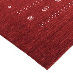 Simi Hand Loomed Bohemian Tribal Wool 10' 0" x 14' 0" Red Area Rug