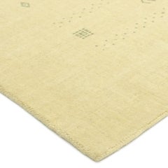 Simi Hand Loomed Bohemian Tribal Wool 10' 0" x 14' 0" Yellow Area Rug