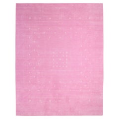 Simi Hand Loomed Bohemian Tribal Wool 6' 0" x 9' 0" Pink Area Rug