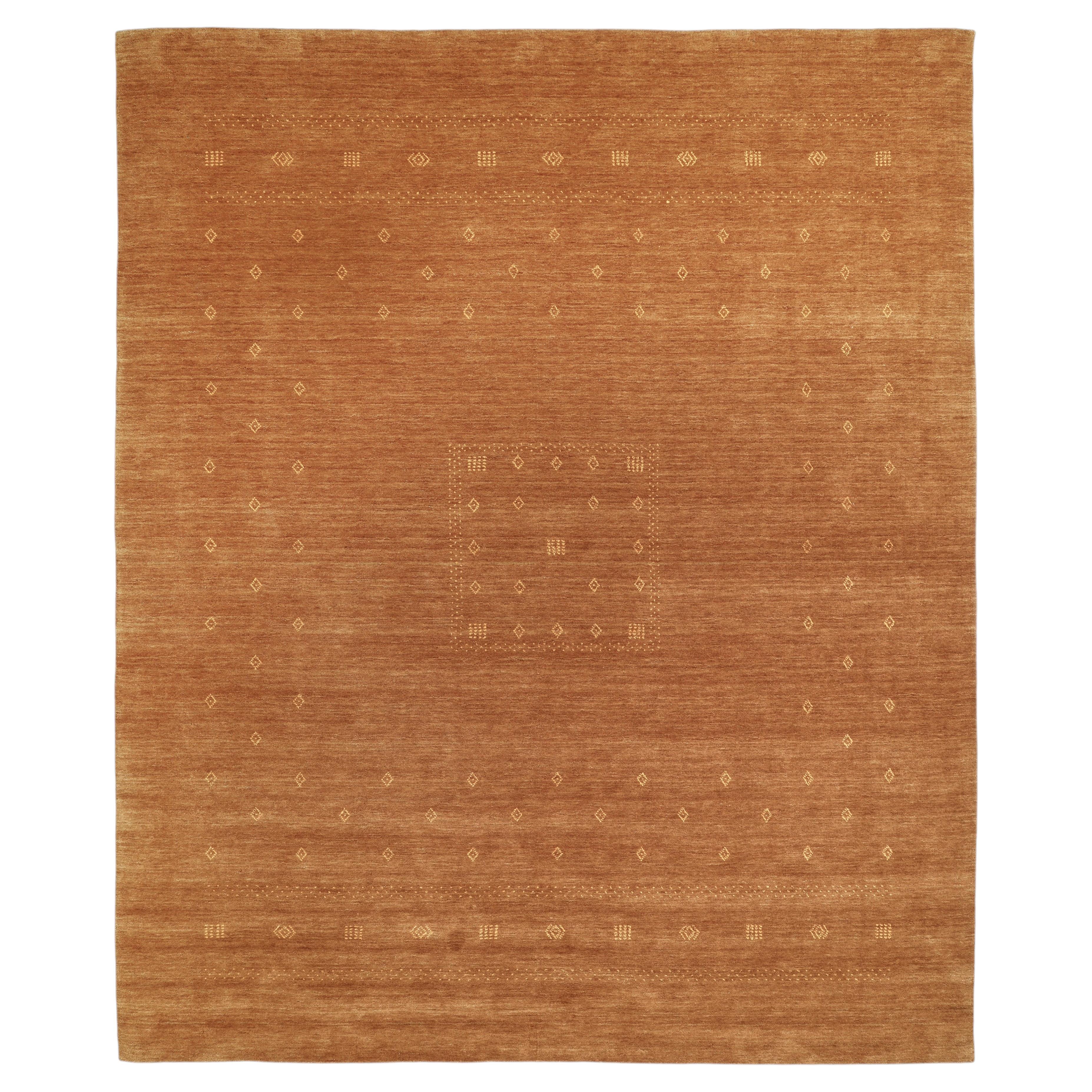 Simi Hand Loomed Bohemian Tribal Wool 8' 0" x 10' 0" Red Area Rug