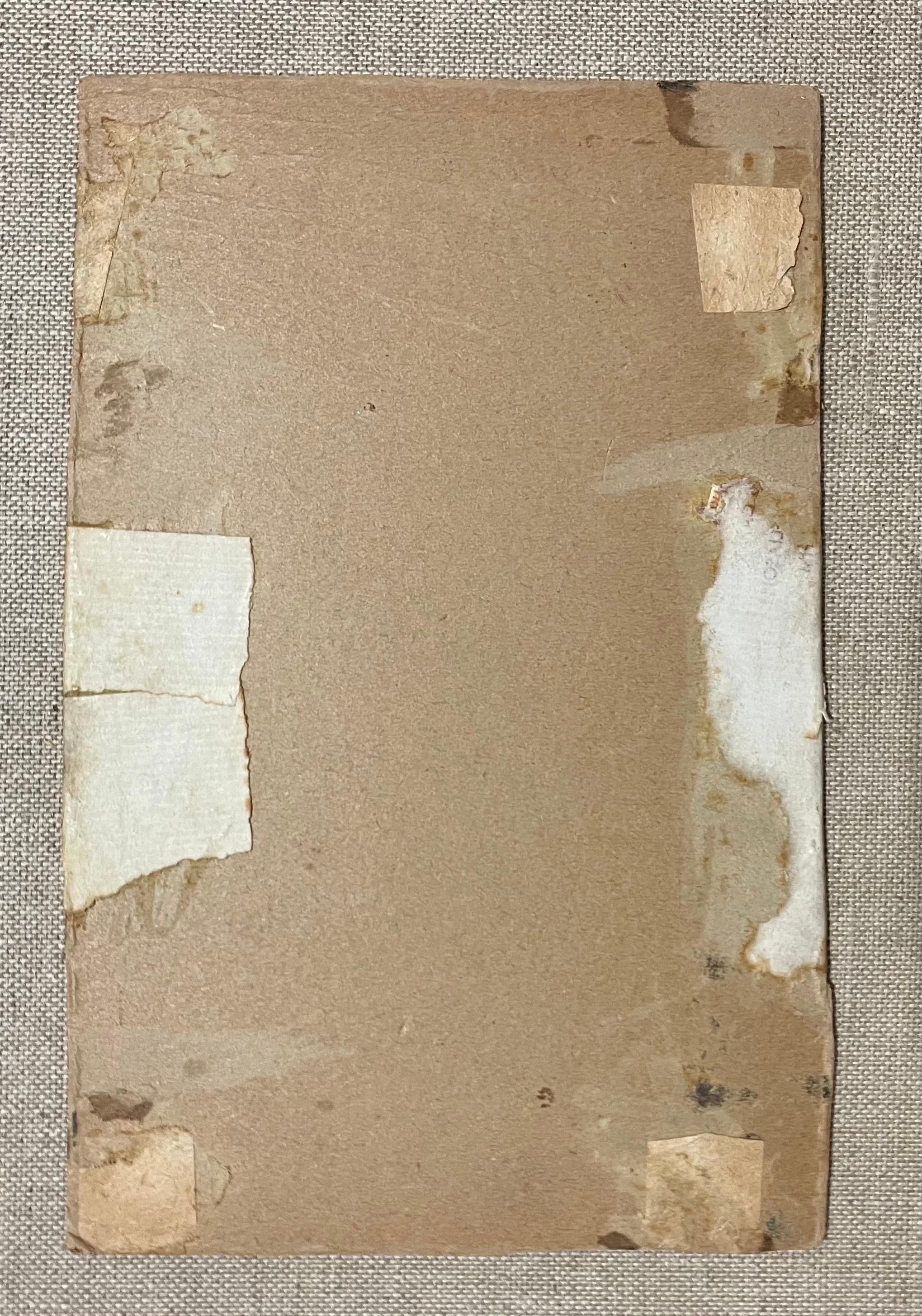Simka Simkhovitch Artista WPA Pittura a olio Famiglia Madre, Bambini Modernista Americano 5