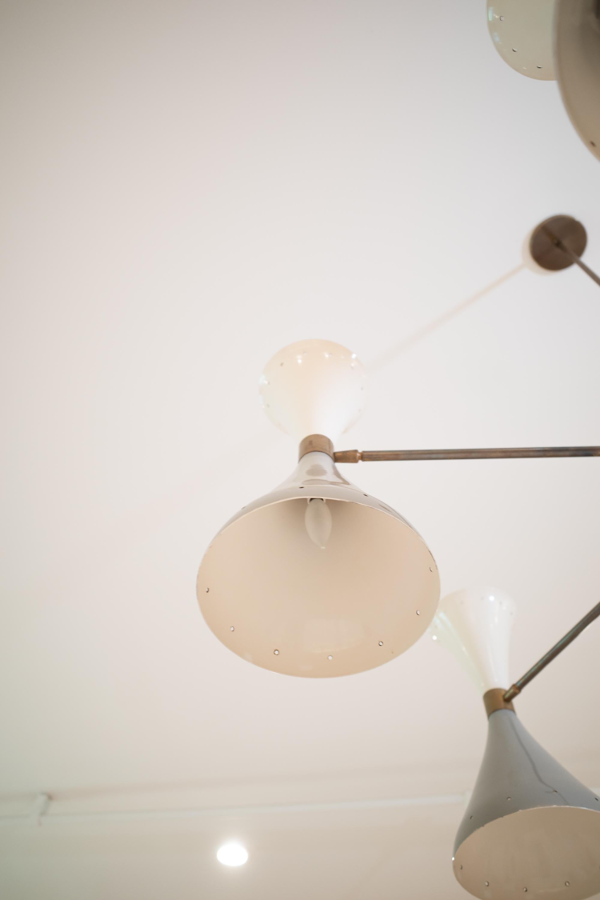 Simmetrico Chandelier by Stilnovo For Sale 3