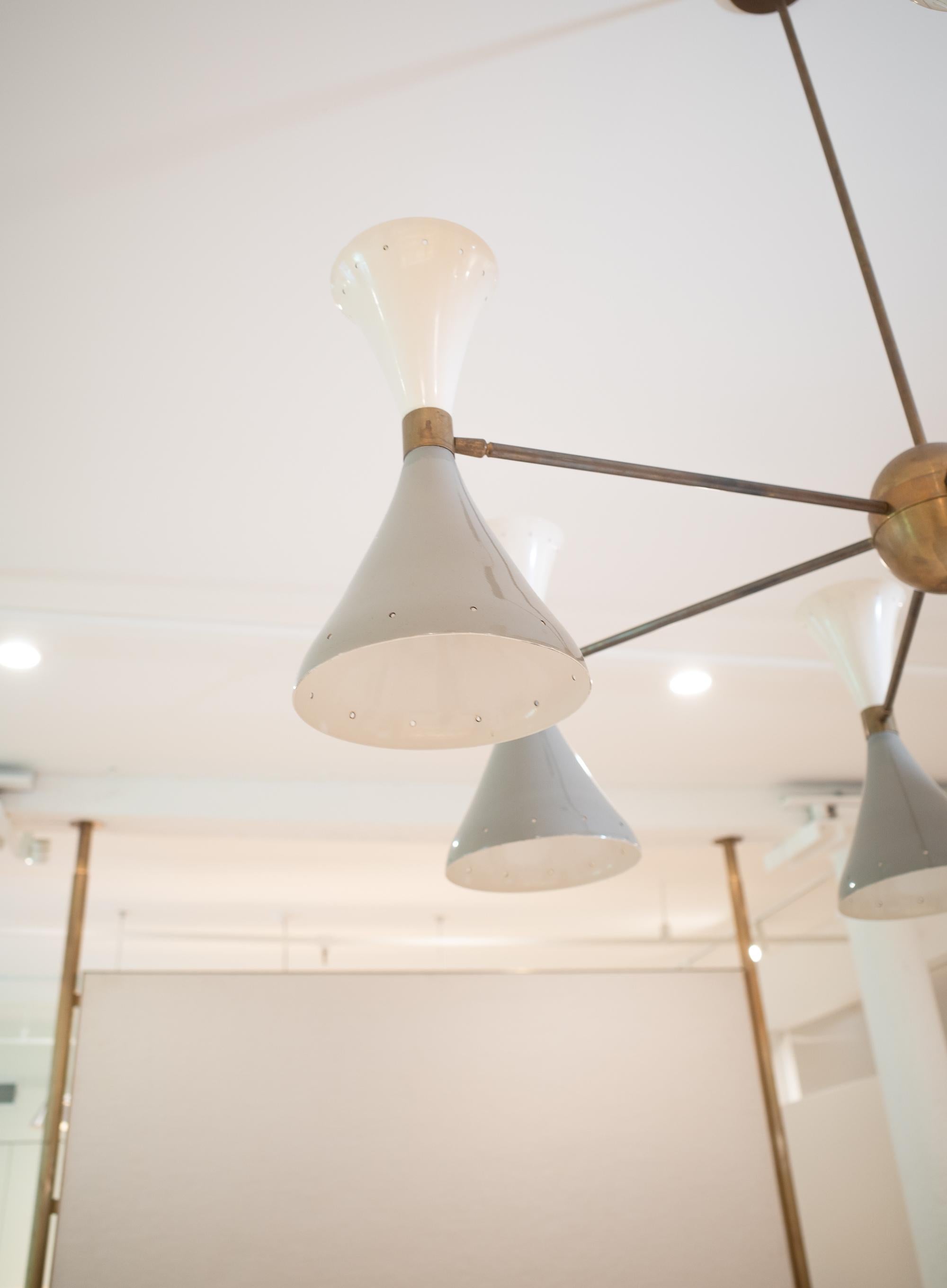 Simmetrico Chandelier by Stilnovo For Sale 2