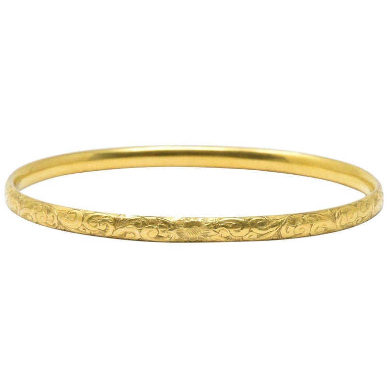 Gold bangles 14 karat clearance