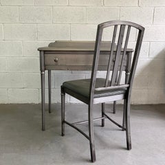 Simmons Brushed Steel Sheraton Series Desk Vanity Set