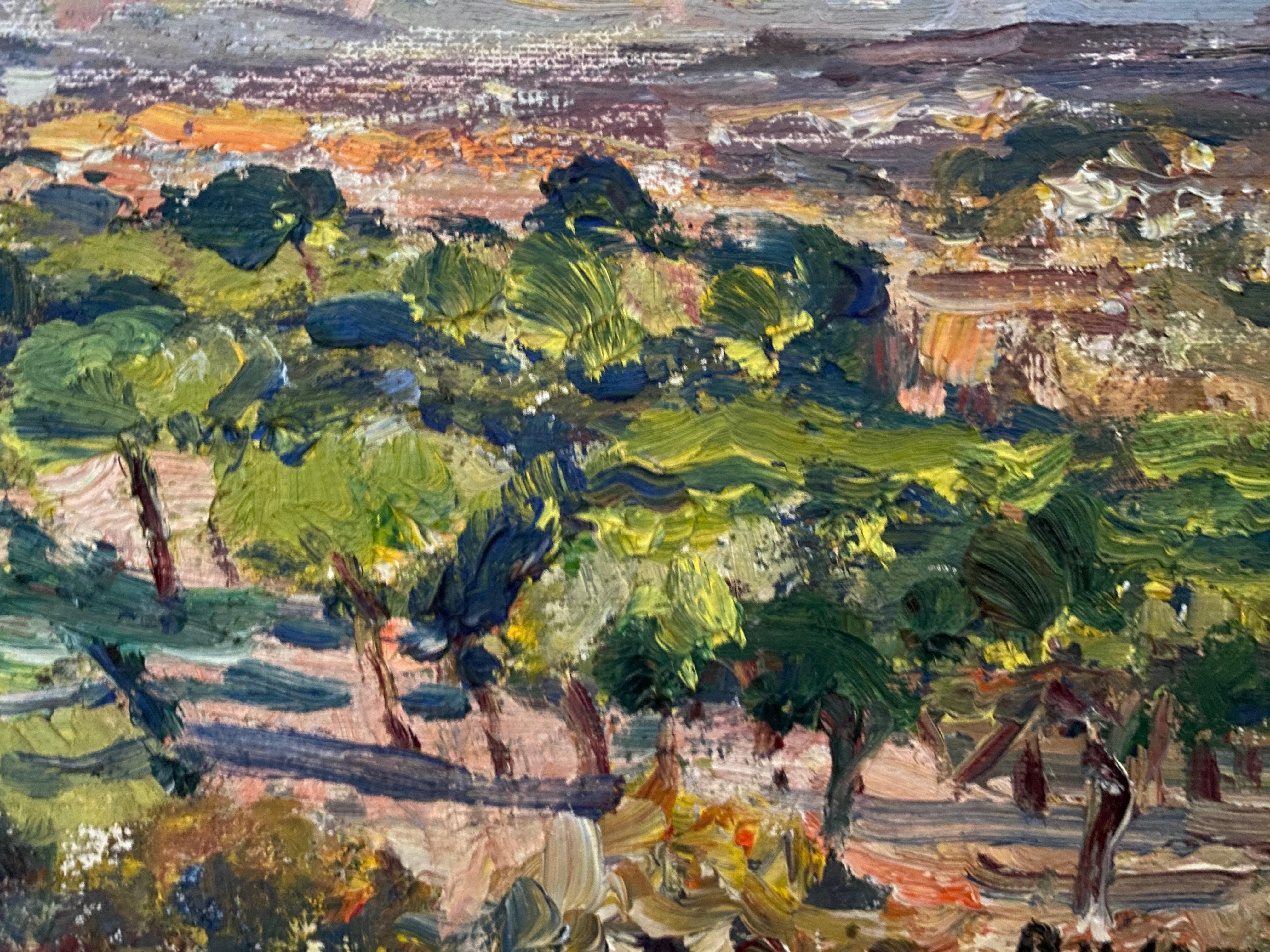 Paesaggio.
Olio su pannello, 23 x 31 cm. Incorniciato 46 x 54 x 6 cm. ( In pollici: 9 x 12,2 In / incorniciato 18,11 x 21,26 x 2,36 )
Firmato in basso ad angolo retto.

L'autore Simó Busom (Barcellona - Spagna 1927-2020), pittore di paesaggi, si è