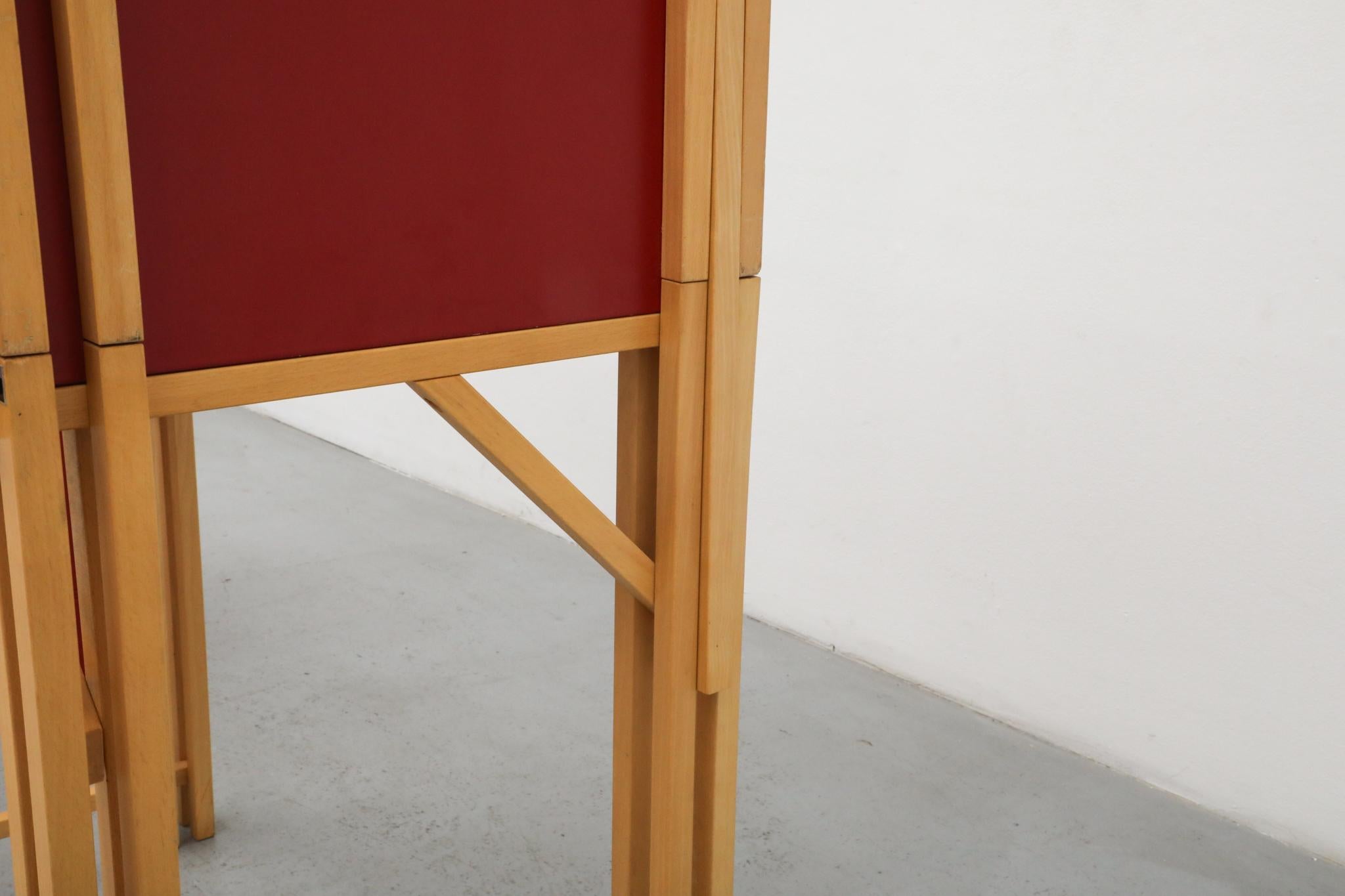 Simo Heikkila Writing Desk and Chair, Rietveld Inspired, 1990s For Sale 7
