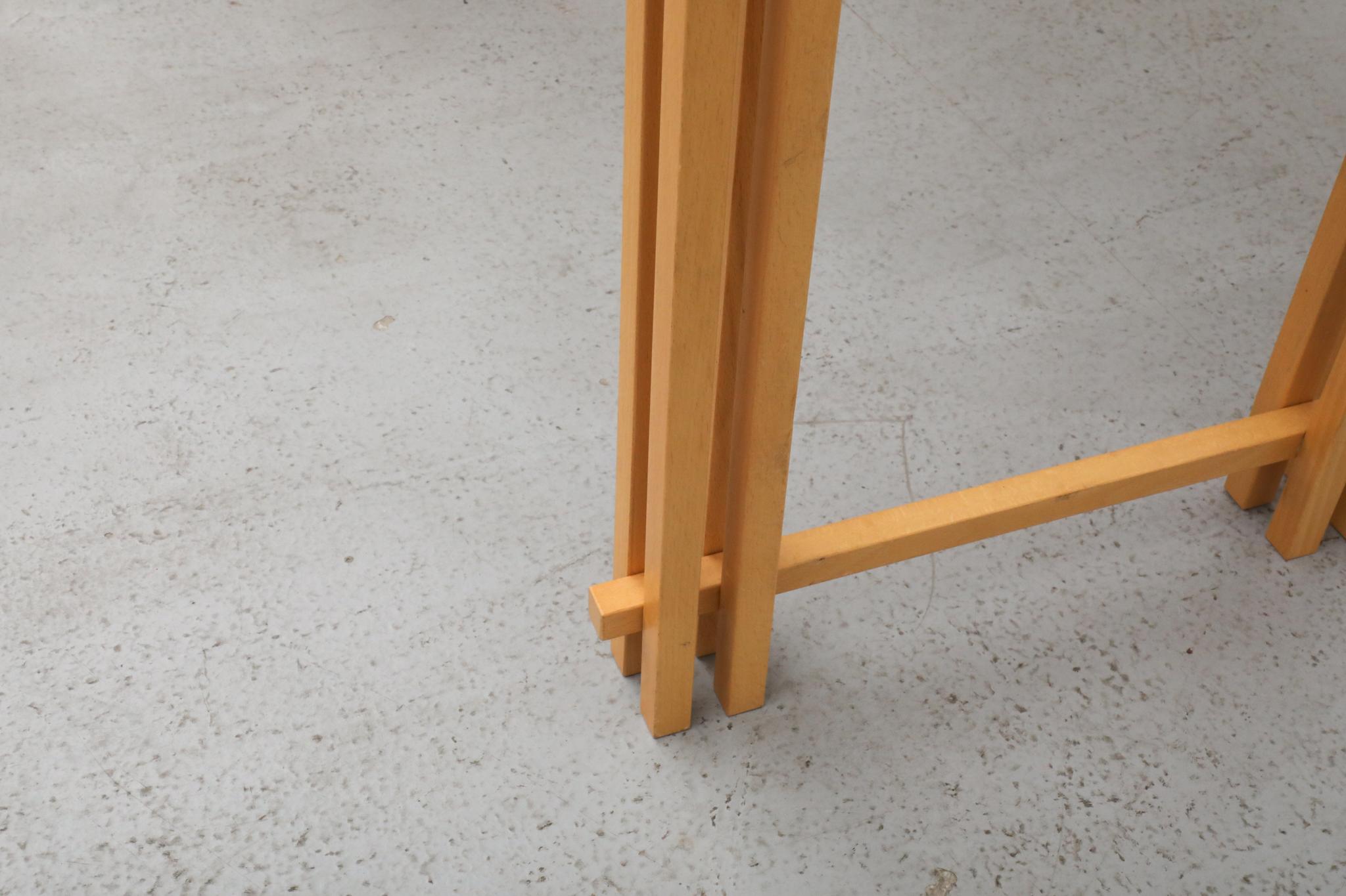 Simo Heikkila Writing Desk and Chair, Rietveld Inspired, 1990s For Sale 8