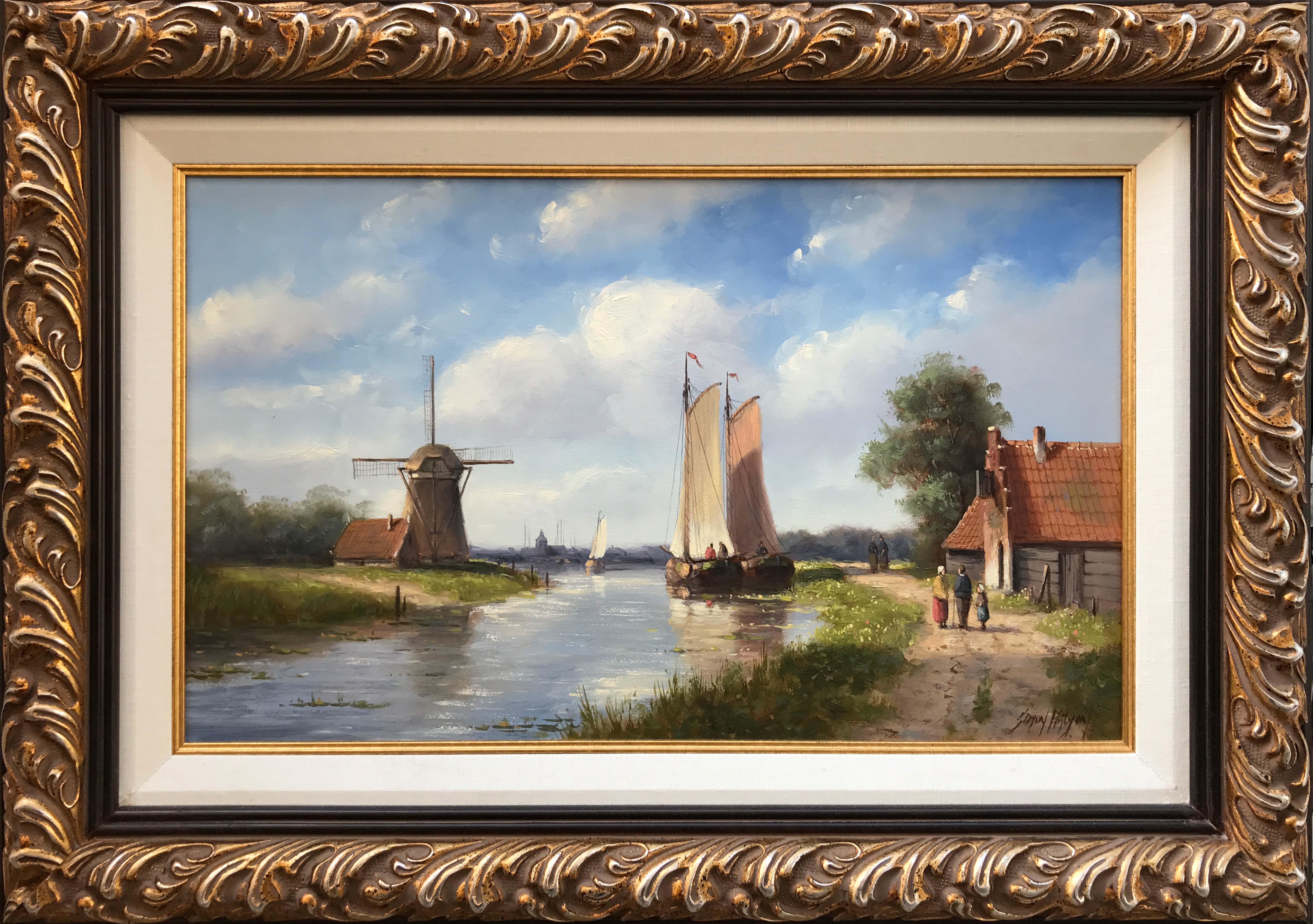 Dutch Summer - Painting by Simon Balyon