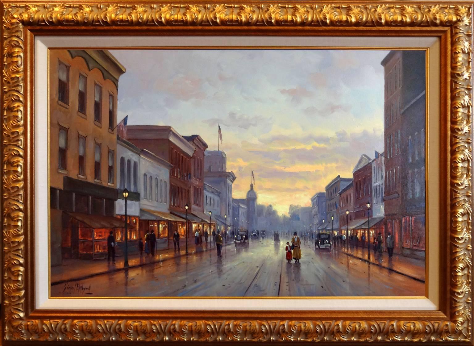 Old Red Bank - Painting by Simon Balyon