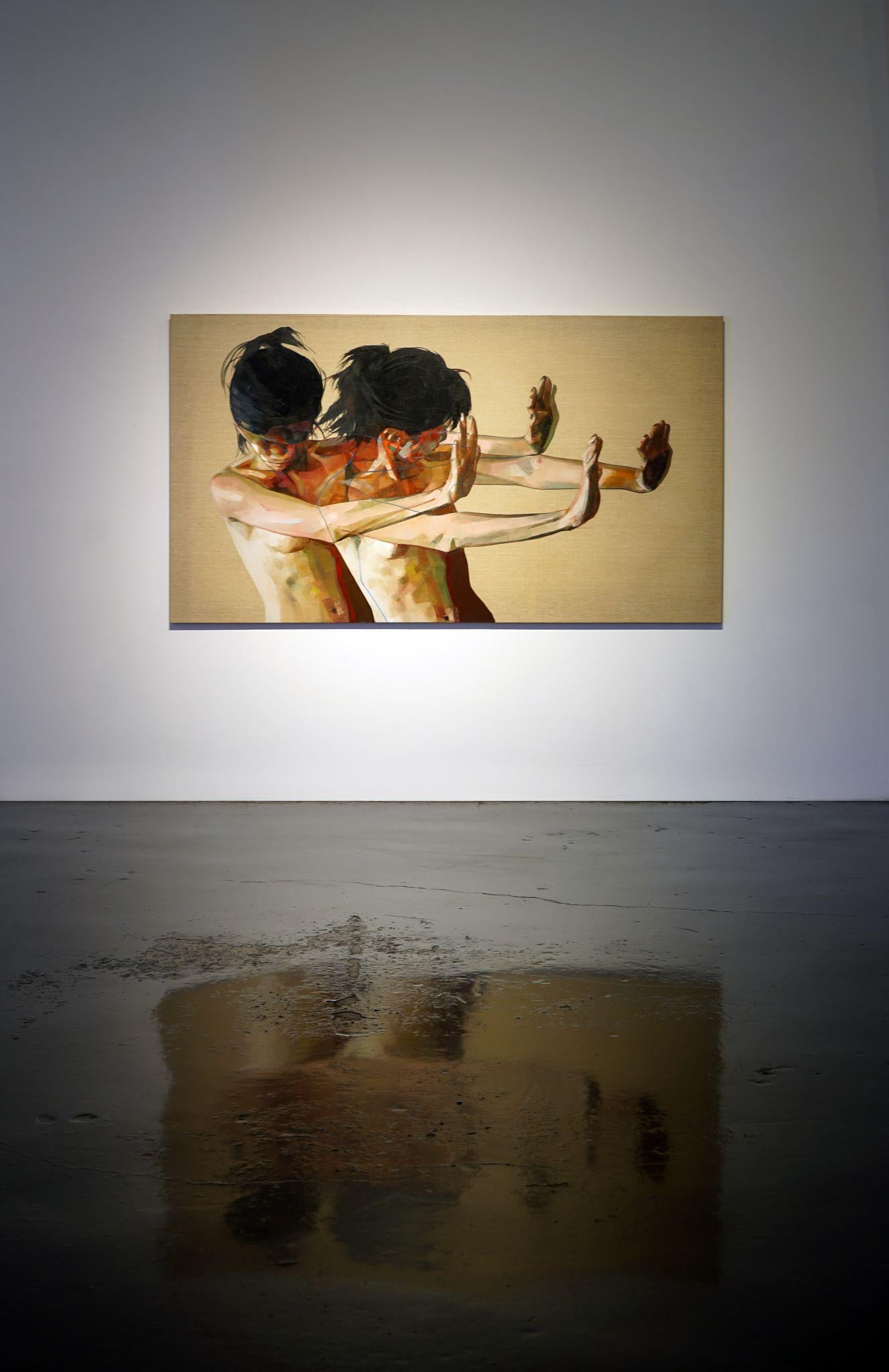 Supercaricatore Coachwhip - Painting Contemporaneo di Simon Birch