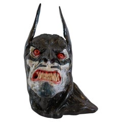Simon Bisley Lobo As Batman 1 Of A Kind Sculpture Bust +NM DC Comic Book Elsewor