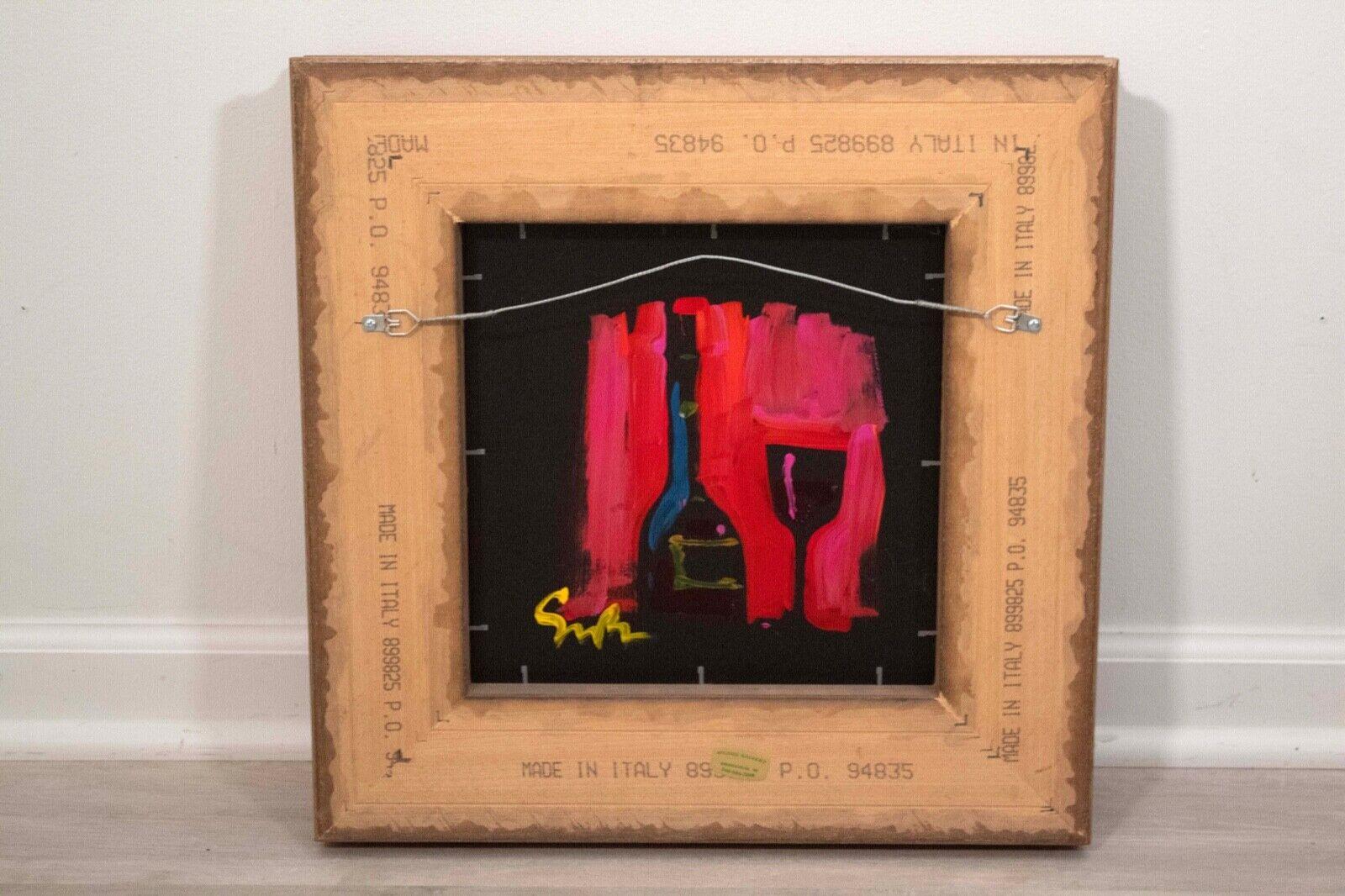 Peinture acrylique unique signée Simon Bull Grapes et signée Giclee sur cadre au verso 11/195 en vente 3