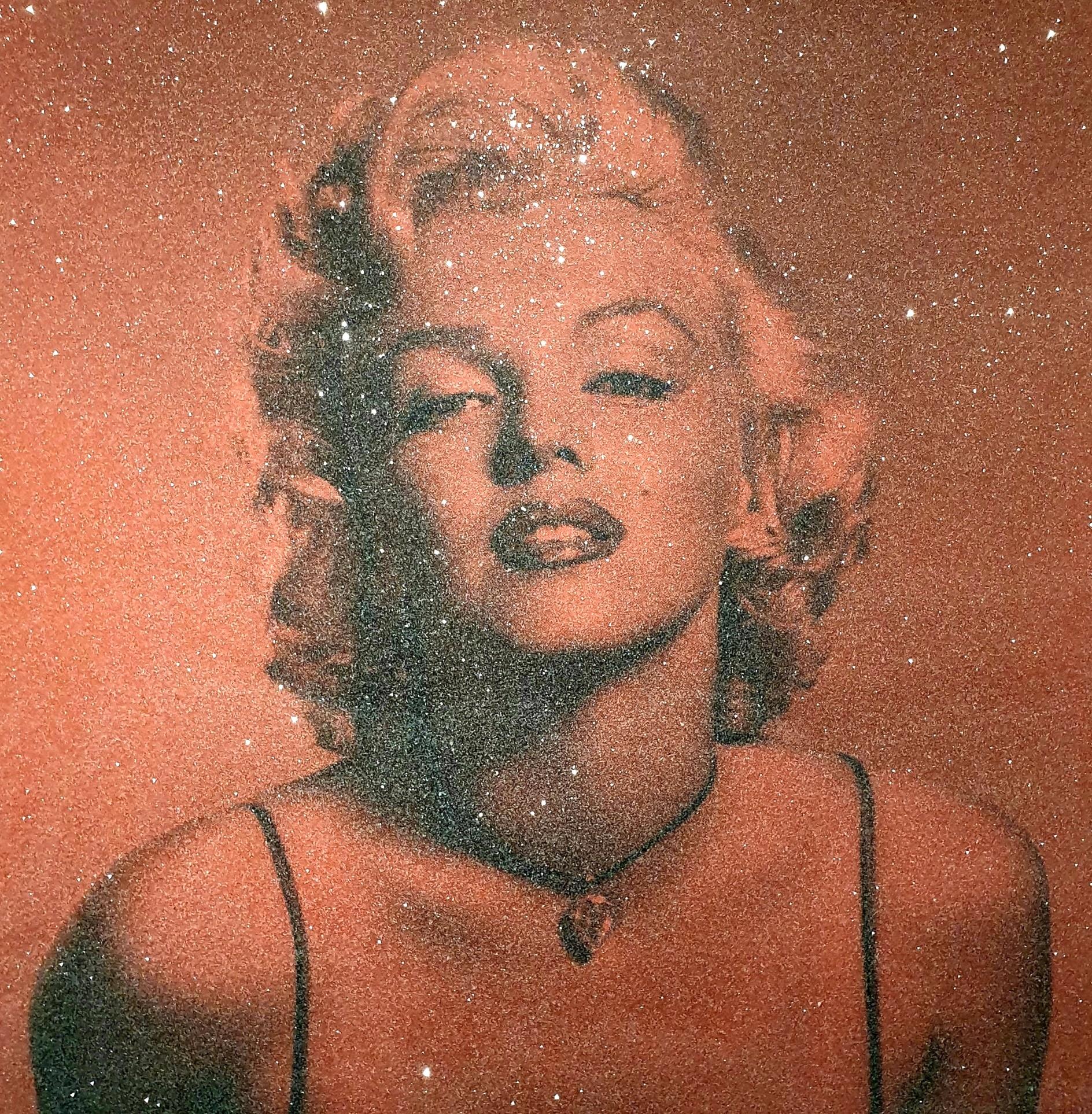 Marilyn - Mixed Media Art by Simon Claridge