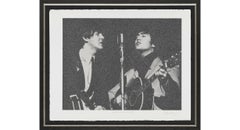 Lennon & McCartney, Silkscreen on Paper Painting by Simon Claridge