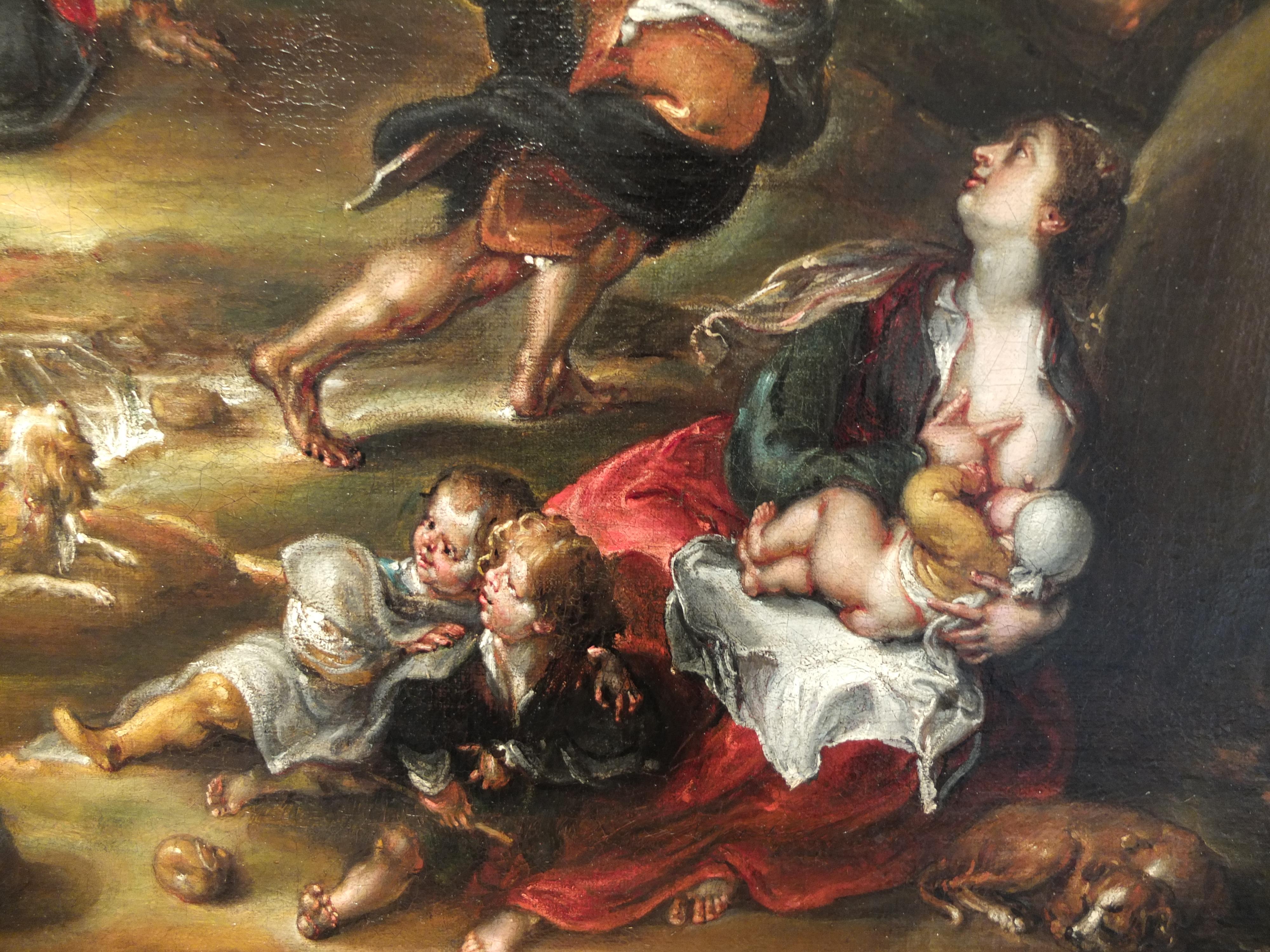 Christus, der das Kreuz trägt, Alter Meister, Flämisch, De Vos, Religiöse Szene, Rubens im Angebot 4