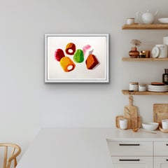 Muñequitas, Impresión dulce, Arte bodegón, Arte comida, Arte pop, Arte alegre, Arte brillante