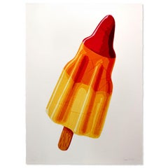 Zoooom, Rocket Artwork, Food Art, Icicle Art, Ice Pop Art, Pop Art, Kitchen Art
