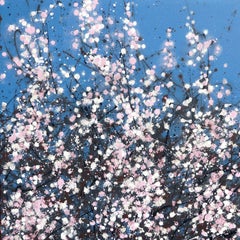 Pink Blossom, Painting, Acrylic on Canvas