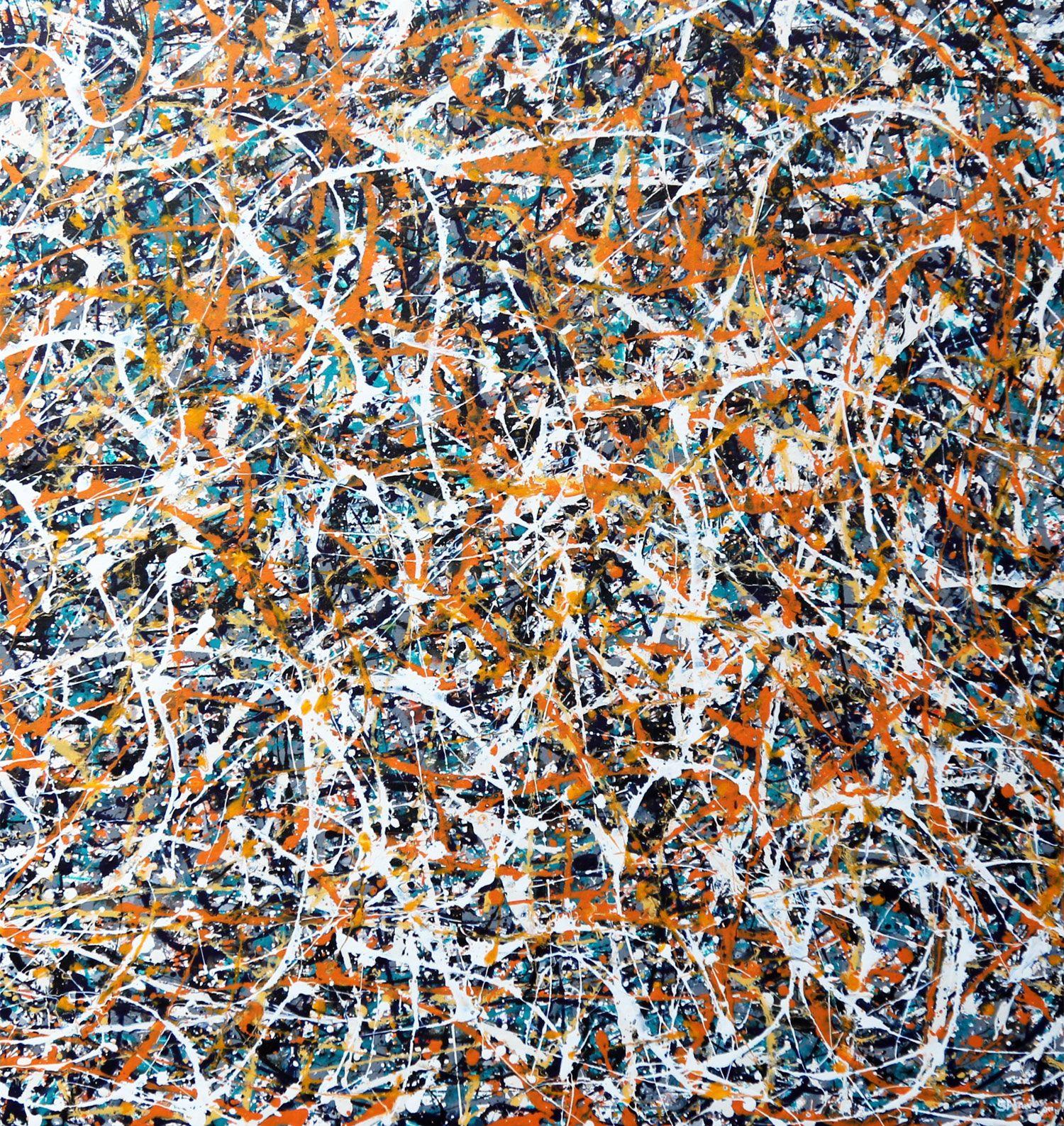 Simon Fairless Abstract Painting - Reliably Unconventional, Painting, Acrylic on Canvas