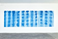 Blue Clouds Blue, Painting, Acrylic on Canvas