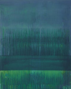 Blue Grey Green, Painting, Acrylic on Canvas