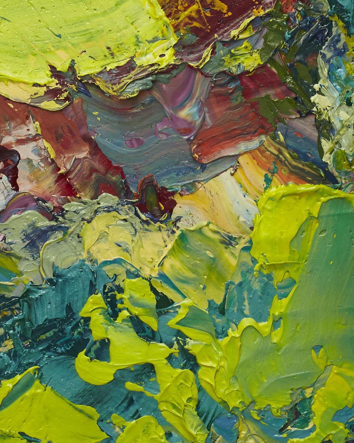 Ispirato dalle nuvole, esplora il movimento attraverso il colore.    Le tavolozze di queste opere prediligono colori vivaci e brillanti, che riflettono il rapporto personale degli artisti con il colore.  Dipinse per alcune ore al giorno per diversi