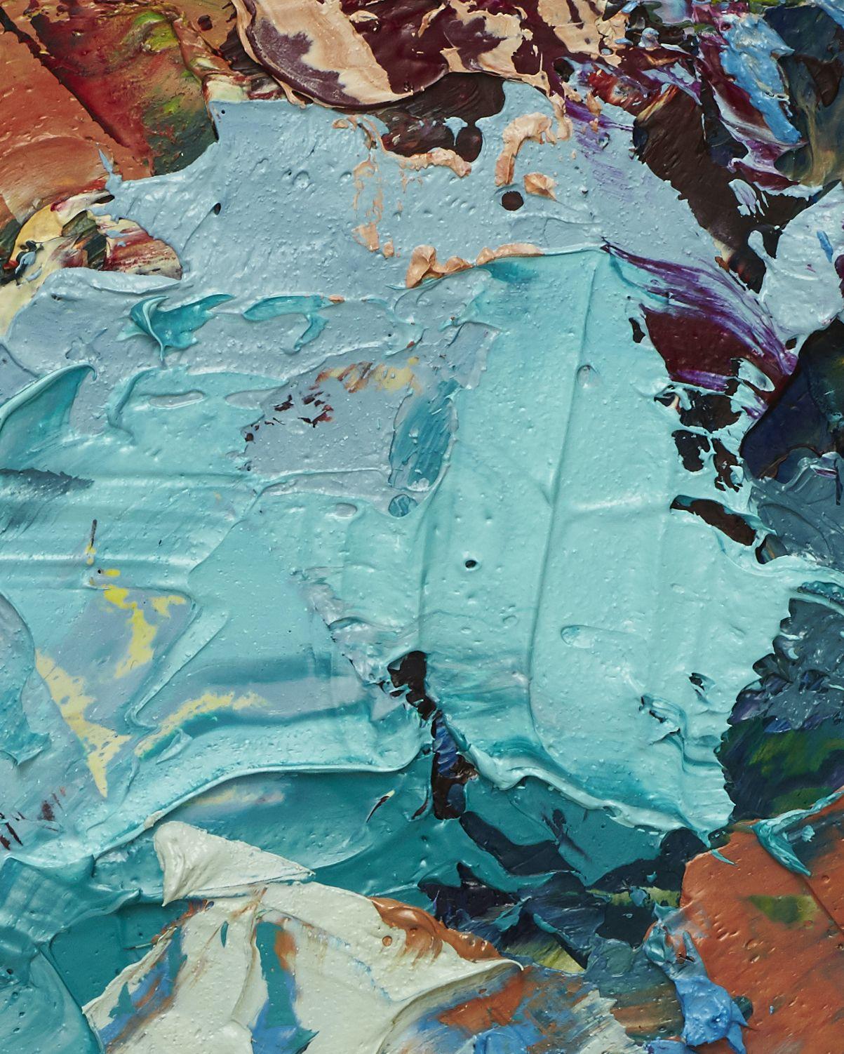 Colourscape 30, Pittura, Olio su tela - Painting Astratto di Simon Findlay