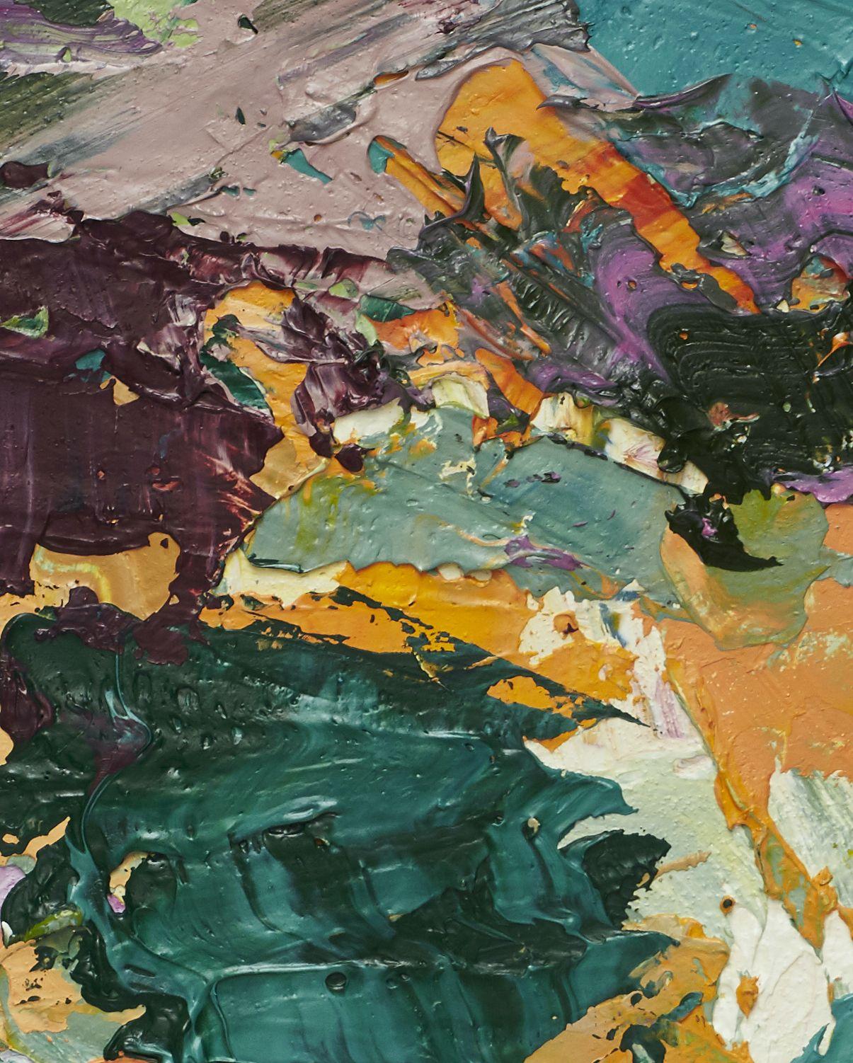 Colourscape 33, Pittura, Olio su tela - Painting Astratto di Simon Findlay